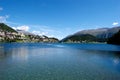 Sankt Moritz Lake Royalty Free Stock Photo