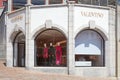 Valentino luxury store in a sunny summer day in Sankt Moritz, Switzerland