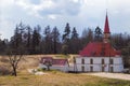 Sankt-Petersburg. The Town Of Gatchina. The Priory castle. Spring 2017