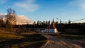 Sankt-Petersburg. The Town Of Gatchina. The Priory castle. Spring 2017