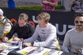 Rally WM in Sankt Wendel in the Saarland, Germany. At the first day the drivers present themselves to audience with autographs