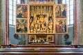 Altarpiece in Wallfahrtskirche Sankt Wolfgang in Salzkammergut, Austria