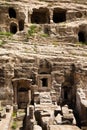 Sanliurfa KÃÂ±zÃÂ±lkoyun Necropolis Archaeological Site, Turkey. Royalty Free Stock Photo