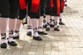 Traditional dancers dancing at the festivities of the virgin of La RÃÂ¡bida in SanlÃÂºcar.