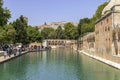 SanlÃÂ±urfa, TURKEY-17/07/2021; Pool of Abraham, Halil-ÃÅr Rahman Lake, sanlÃÂ±urfa province, BalÃÂ±klÃÂ± Lake. TURKEY