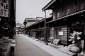 Sanmachi Suji old Edo district of Takayama with local shop nice