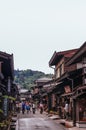 Sanmachi Suji old Edo district of Takayama with local shop nice