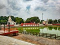 Sannihit Sarovar in Kurukshetra, India Royalty Free Stock Photo