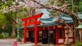 Sanno Inari Shrine in Tokyo Royalty Free Stock Photo
