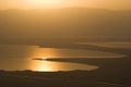 Sanrise at Dead Sea Royalty Free Stock Photo