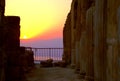 Sanrise view from Masada Royalty Free Stock Photo