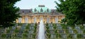 Sanssouci is the name of the former summer palace of Frederick the Great,