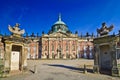 Sanssouci palace in Potsdam Royalty Free Stock Photo