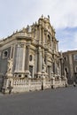 Saint Agata Cathedral from Catania Royalty Free Stock Photo