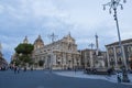Sant Agata cathedral and the Elephant square Royalty Free Stock Photo