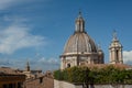 Sant`Agnese in Agone Sant`Agnese in Piazza Navona is a 17th-century Baroque church in Rome, Italy. It faces onto the Piazza Royalty Free Stock Photo