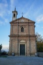 Church of Sant`Agostino in Monforte d`Alba, Piedmont - Italy