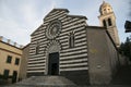 Sant`Andrea church in Levanto. Liguria, Italy.