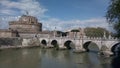 Sant`Angelo, the castle and bridge, Rome, Italy