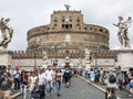 Sant Angelo Castle from Ponte Sant'Angelo, Rome