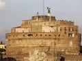 sant\'angelo castle rome view from the bridge