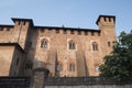 Sant`Angelo Lodigiano Italy: medieval castle Royalty Free Stock Photo