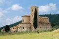 Sant Antimo near Montalcino, Tuscany Royalty Free Stock Photo