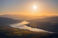 Sant Antoni Reservoir at sunset, Pobla de Segur