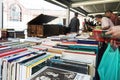 Sant Antoni secondhand book market in Barcelona Royalty Free Stock Photo