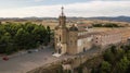 Sant Crist de Balaguer. Old church in the village of Balaguer La Noguera, Lleida, Catalonia, Spain Royalty Free Stock Photo