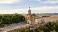 Sant Crist de Balaguer. Old church in the village of Balaguer La Noguera, Lleida, Catalonia, Spain Royalty Free Stock Photo