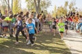 SANT CUGAT DEL VALLES, SPAIN - NOVEMBER 08: Traditional cross for children, which took place in Sant Cugat del Valles, Spain on N