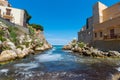 Sant`Elia, in the city of Santa Flavia, Sicily. Ancient maritime village near Palermo