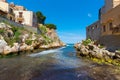 Sant`Elia, in the city of Santa Flavia, Sicily. Ancient maritime village near Palermo