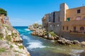 Sant`Elia, in the city of Santa Flavia, Sicily. Ancient maritime village near Palermo