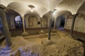 Sant Eustorgio, Paleochristian church in Milan, Italy. Crypt