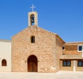 Sant Ferran church and belfry in Formentera