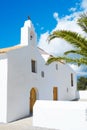 Sant Francesc des Estany Church, in Ibiza Island, Spain Royalty Free Stock Photo