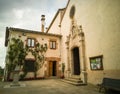 Sant Marti de Viladrau church entrance yard