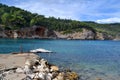 Sant Miquel beach in Ibiza, Spain Royalty Free Stock Photo