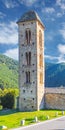 Sant Miquel Engolasters church, Andorra Ancient, catholicism. UNESCO World Heritage Site