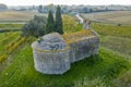 Sant Nazari de les Olives is a church in the municipality of Peralada Spain Royalty Free Stock Photo