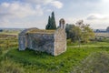 Sant Nazari de les Olives is a church in the municipality of Peralada Spain Royalty Free Stock Photo