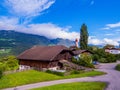 Sant`Osvaldo, Dolomites, north Italy Royalty Free Stock Photo