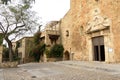 Sant Pere church of medieval village of Pals, Girona province, Catalonia, Royalty Free Stock Photo