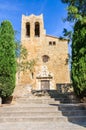 Sant Pere Church in Pals, Spain Royalty Free Stock Photo