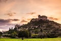 Sant Salvador castle in the city of Arta, Mallorca Royalty Free Stock Photo