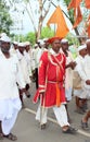 Sant Tukaram palkhi procession, Maharastra, India Royalty Free Stock Photo