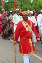 Sant Tukaram palkhi procession, Maharastra, India Royalty Free Stock Photo