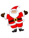 Happy Santa Claus - cartoon style character
